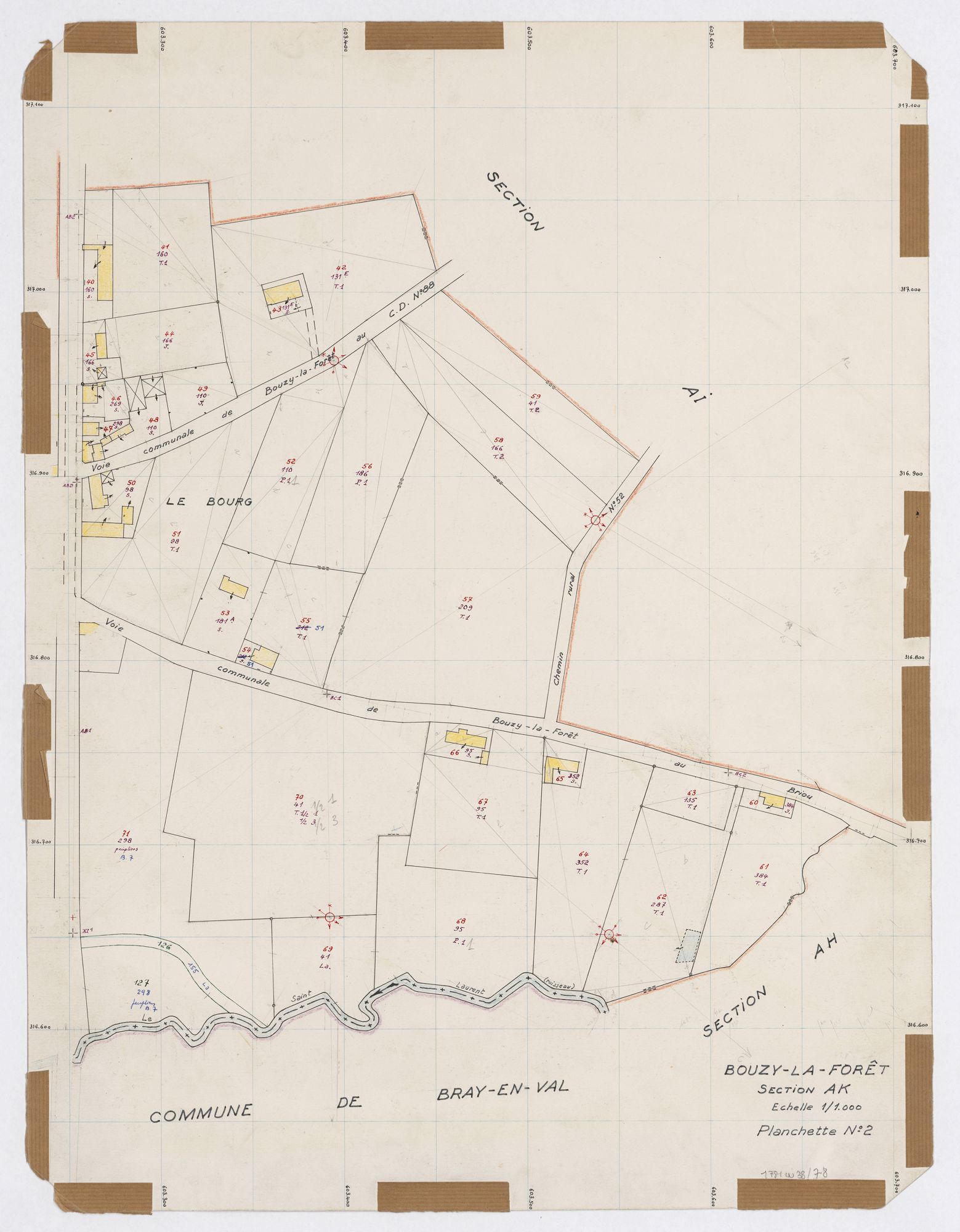 Bouzy-la-Forêt - Sections