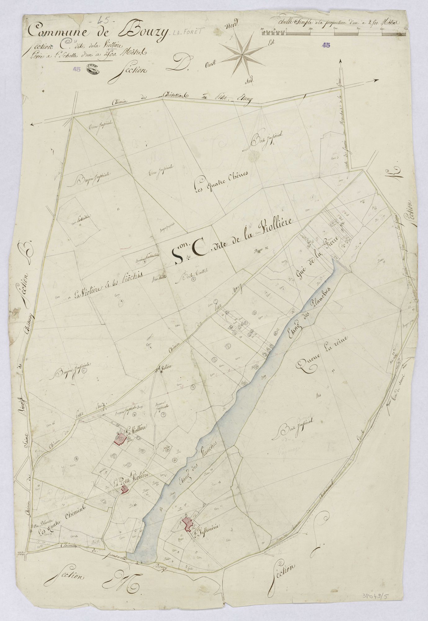 Bouzy-la-Forêt - Sections