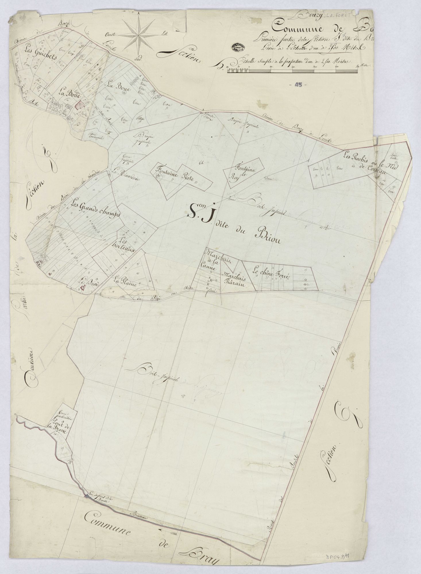 Bouzy-la-Forêt - Sections