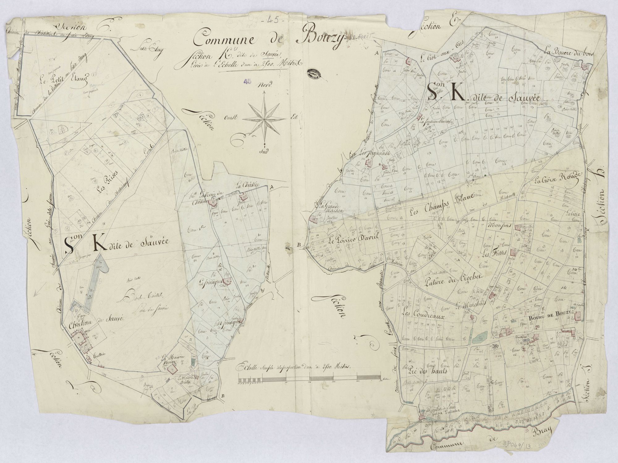 Bouzy-la-Forêt - Sections