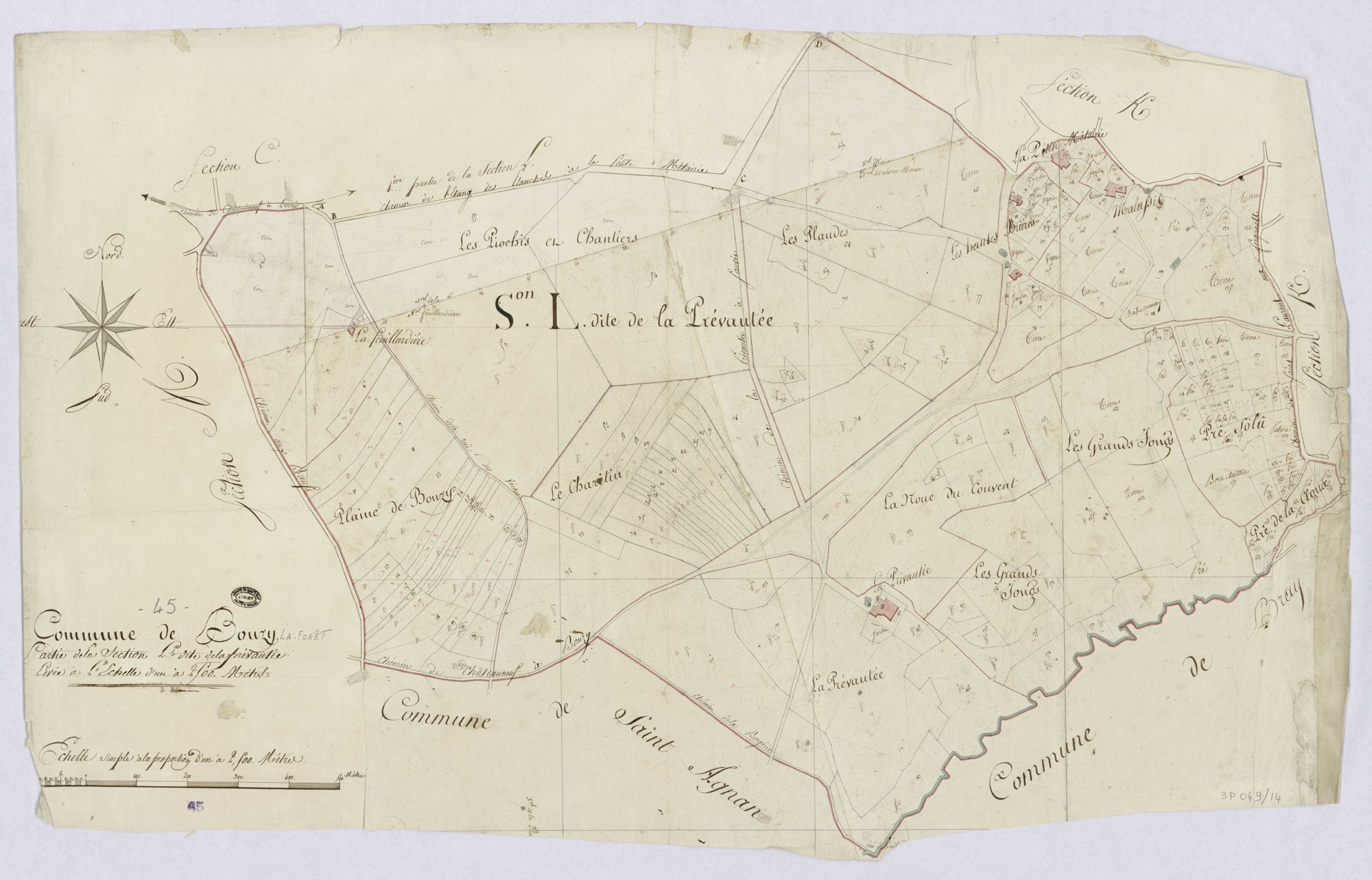 Bouzy-la-Forêt - Sections