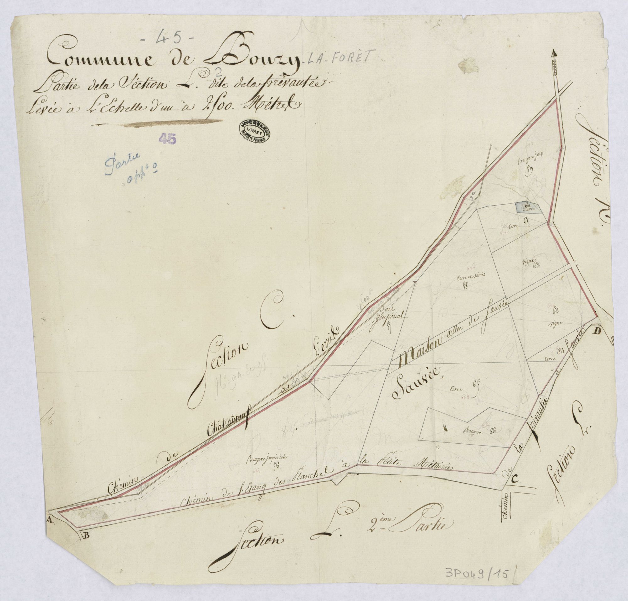 Bouzy-la-Forêt - Sections