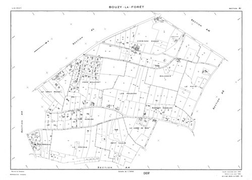 Bouzy-la-Forêt - Sections