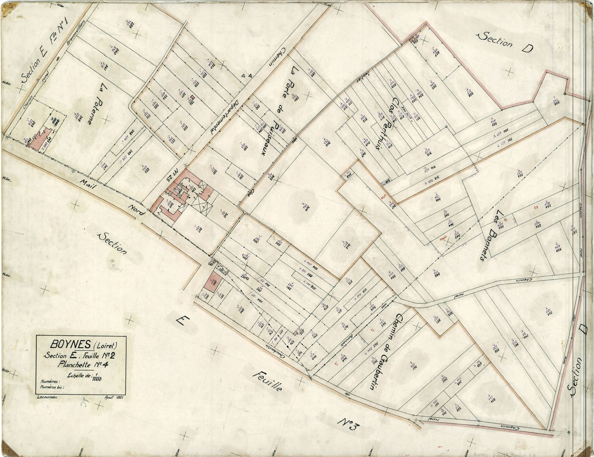 Boynes - Sections