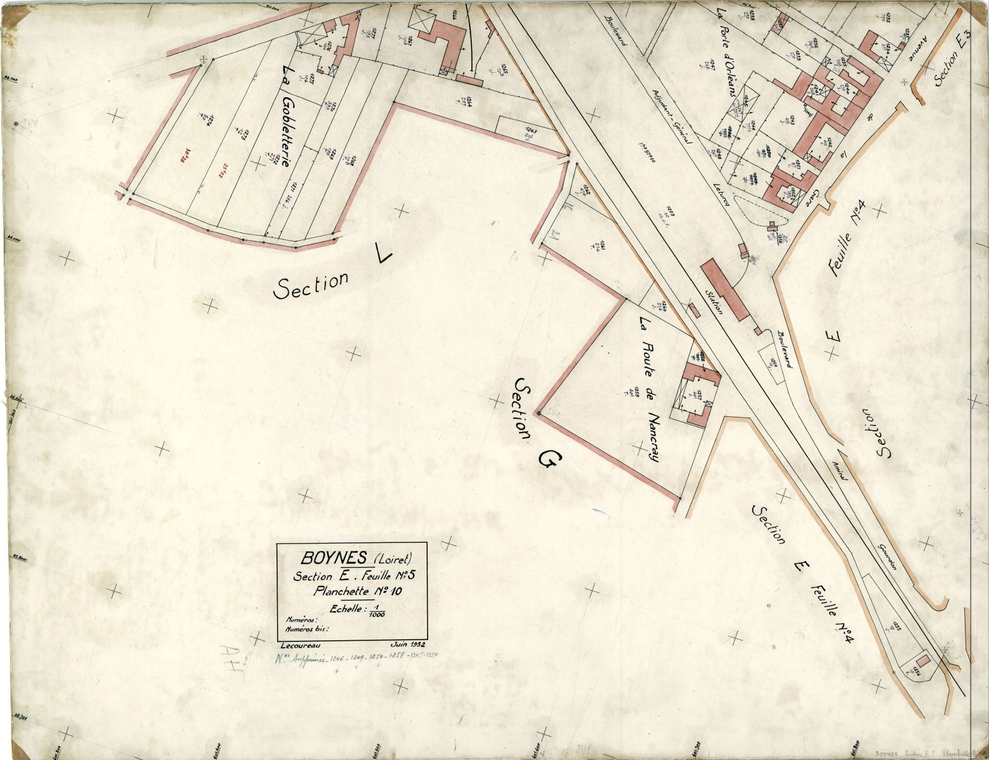 Boynes - Sections