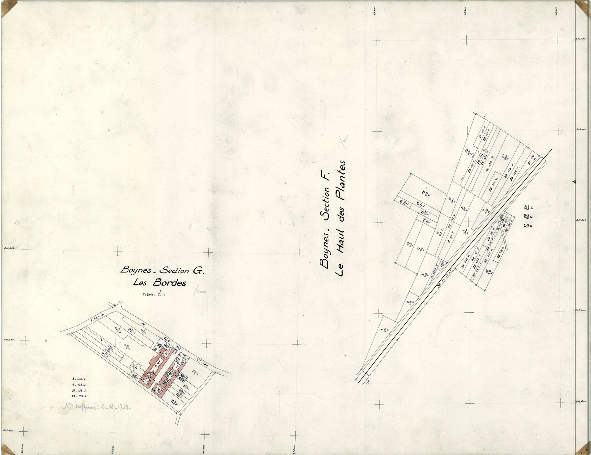 Boynes - Sections