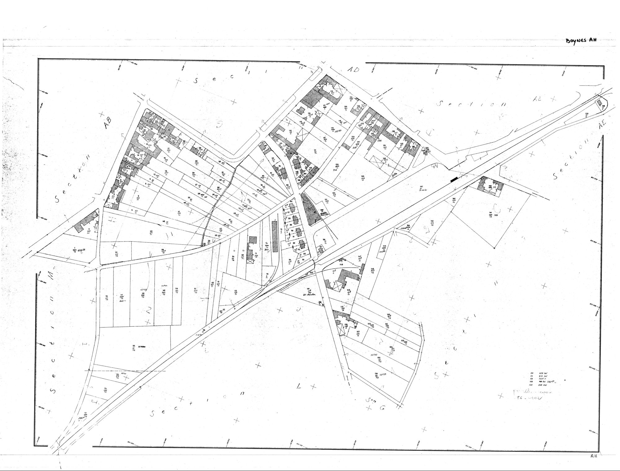 Boynes - Sections