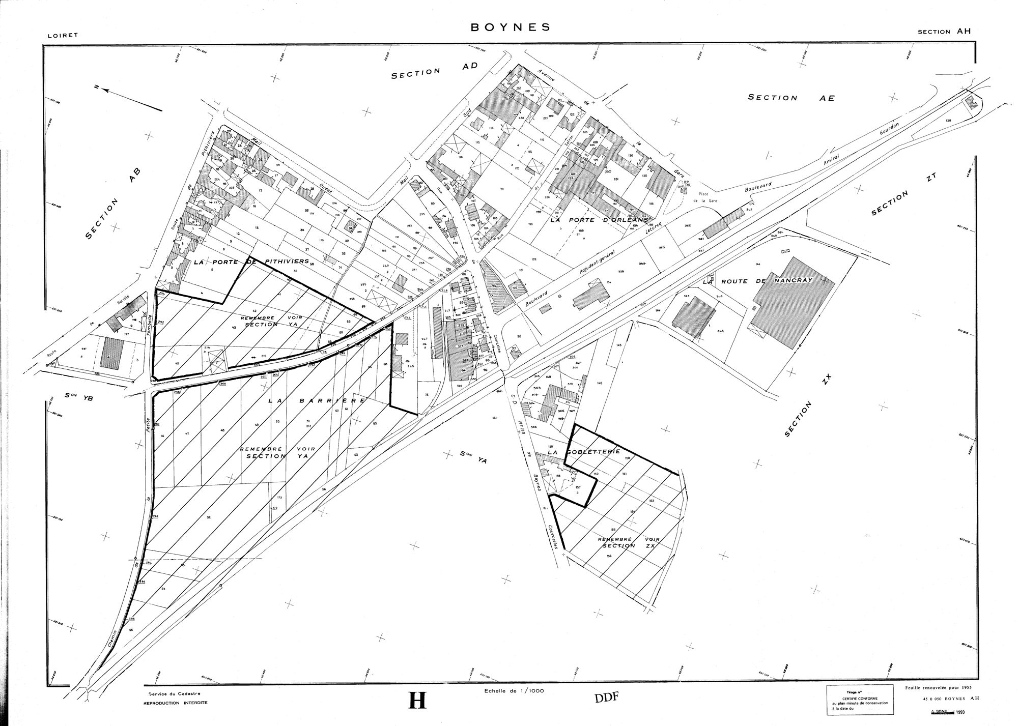 Boynes - Sections