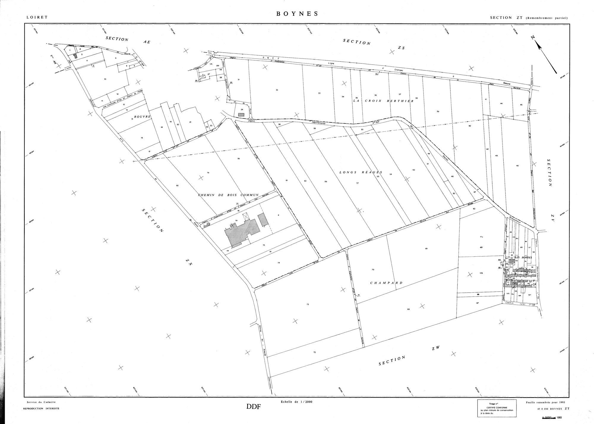 Boynes - Sections