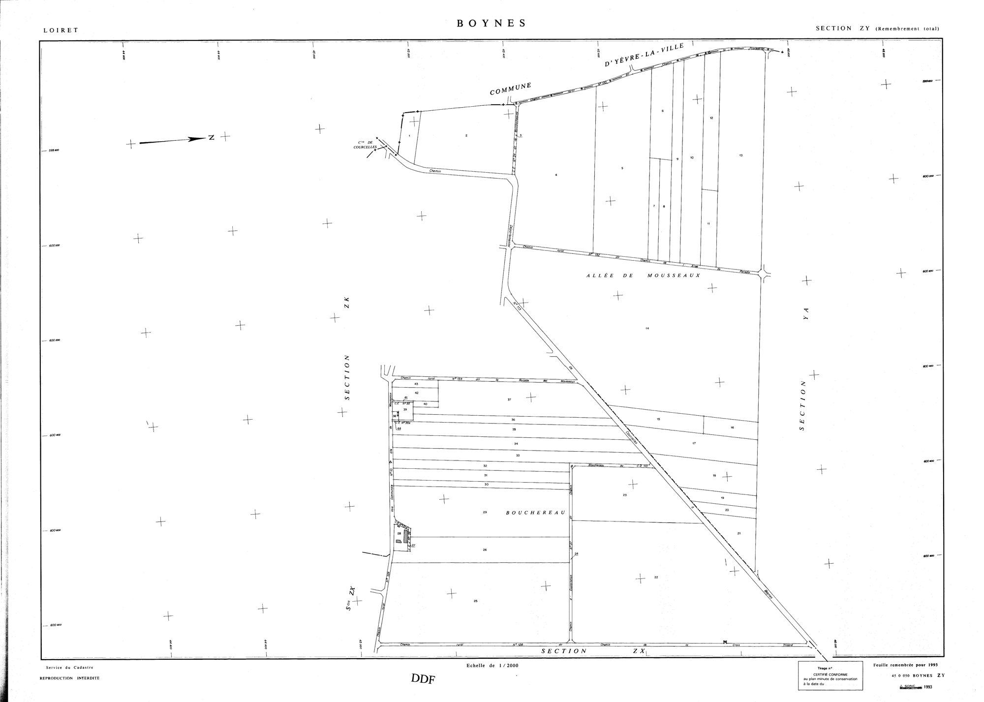 Boynes - Sections