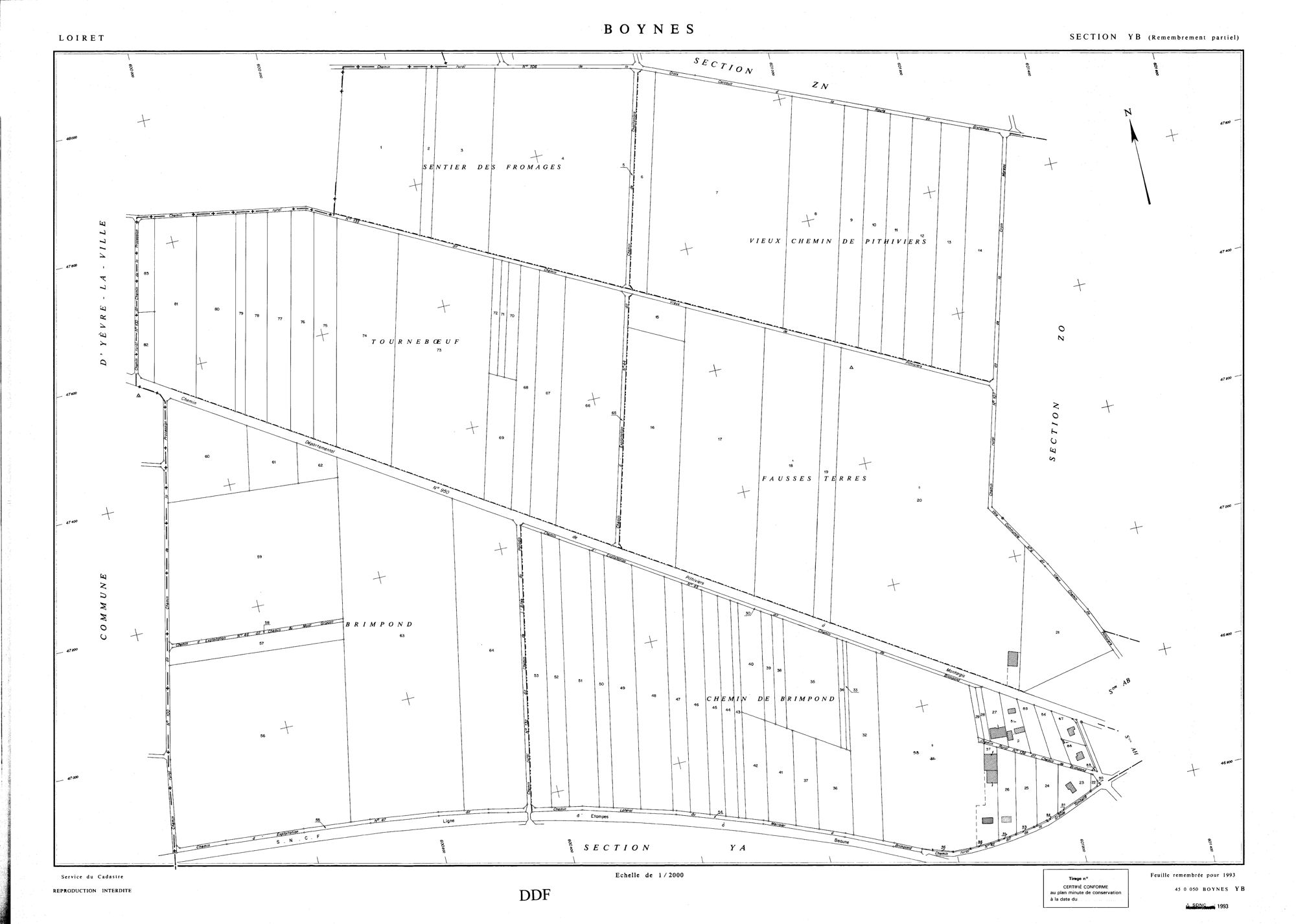 Boynes - Sections