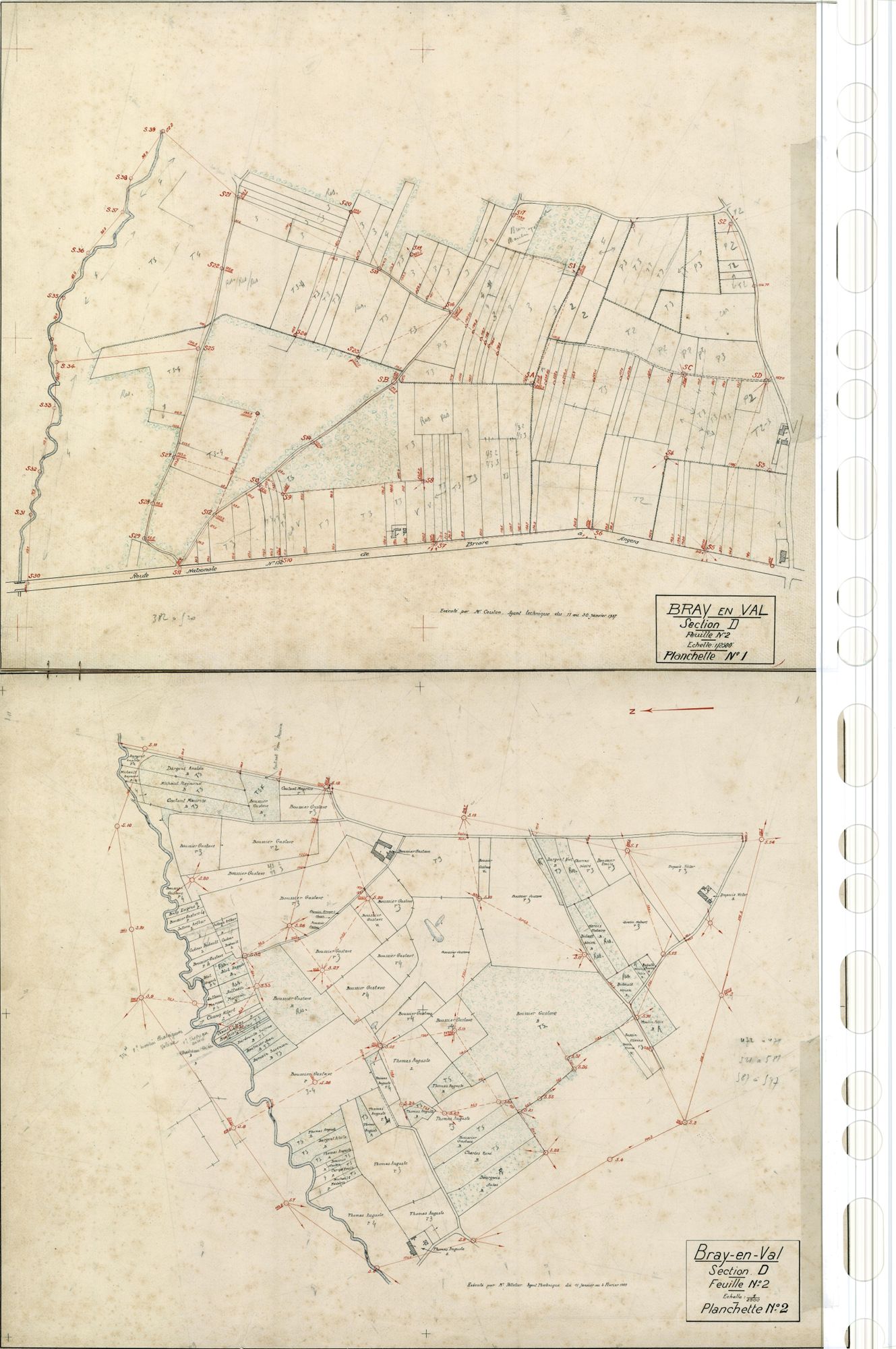 Bray-en-Val - Sections