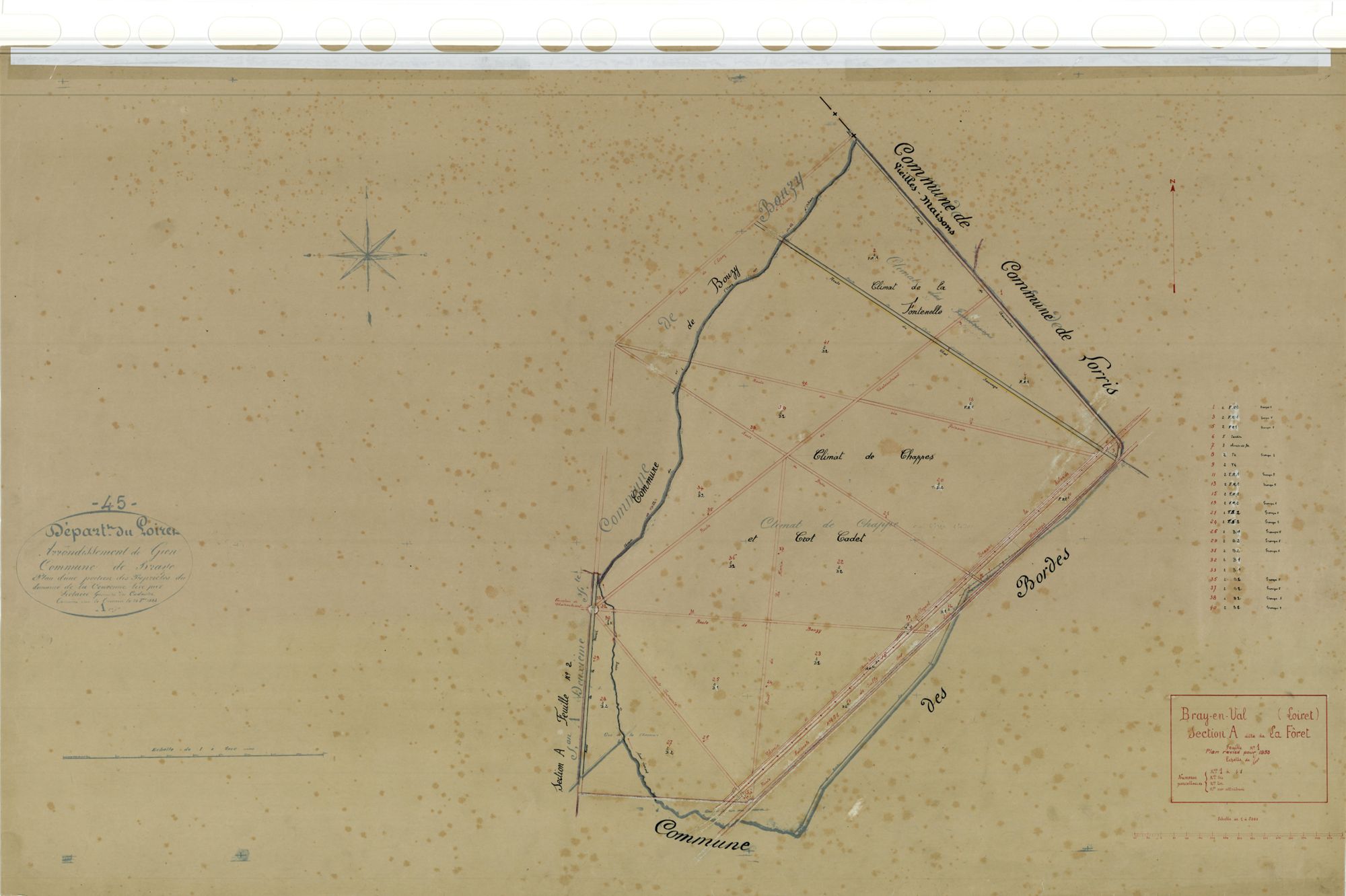 Bray-en-Val - Sections