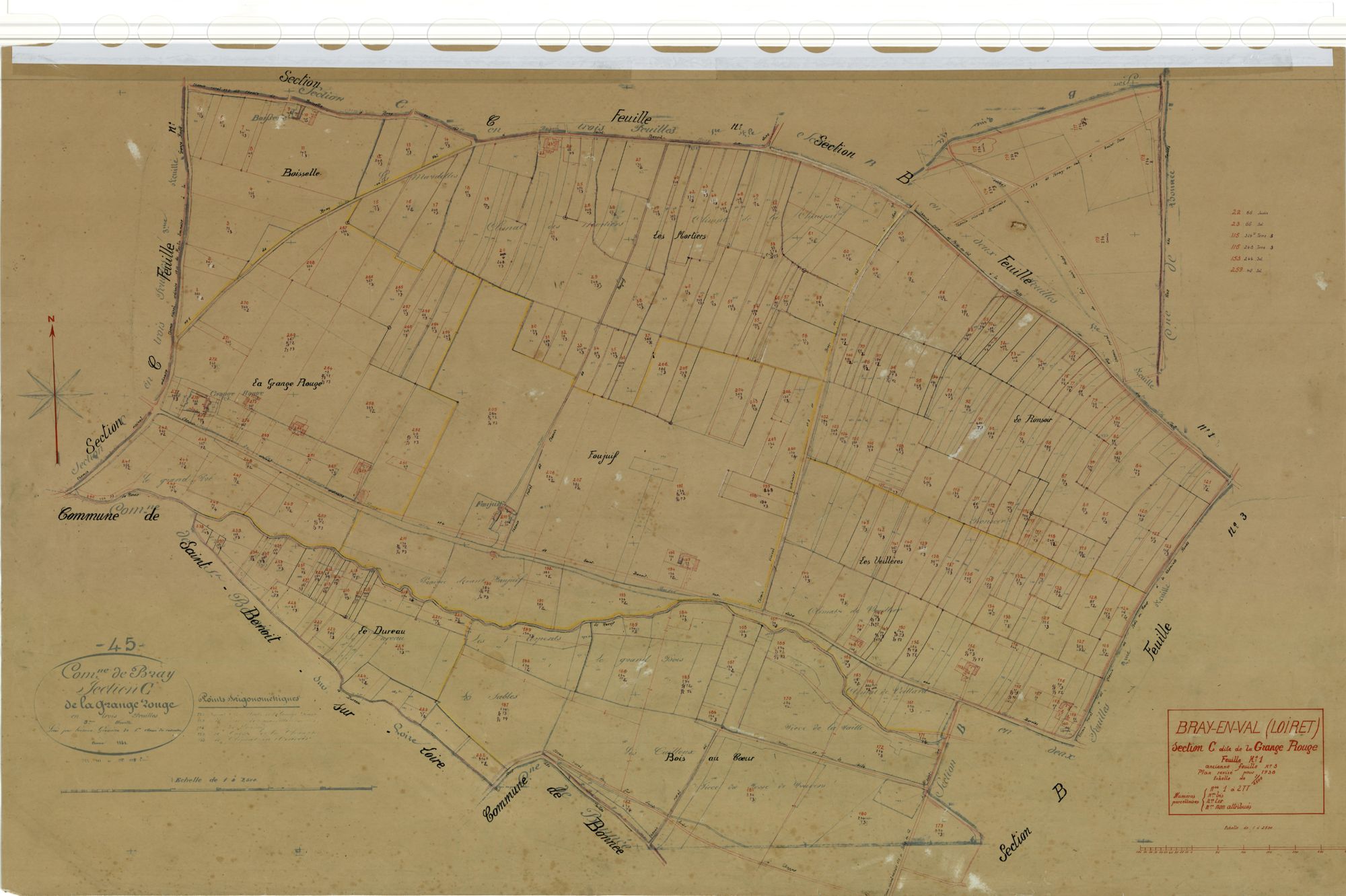 Bray-en-Val - Sections