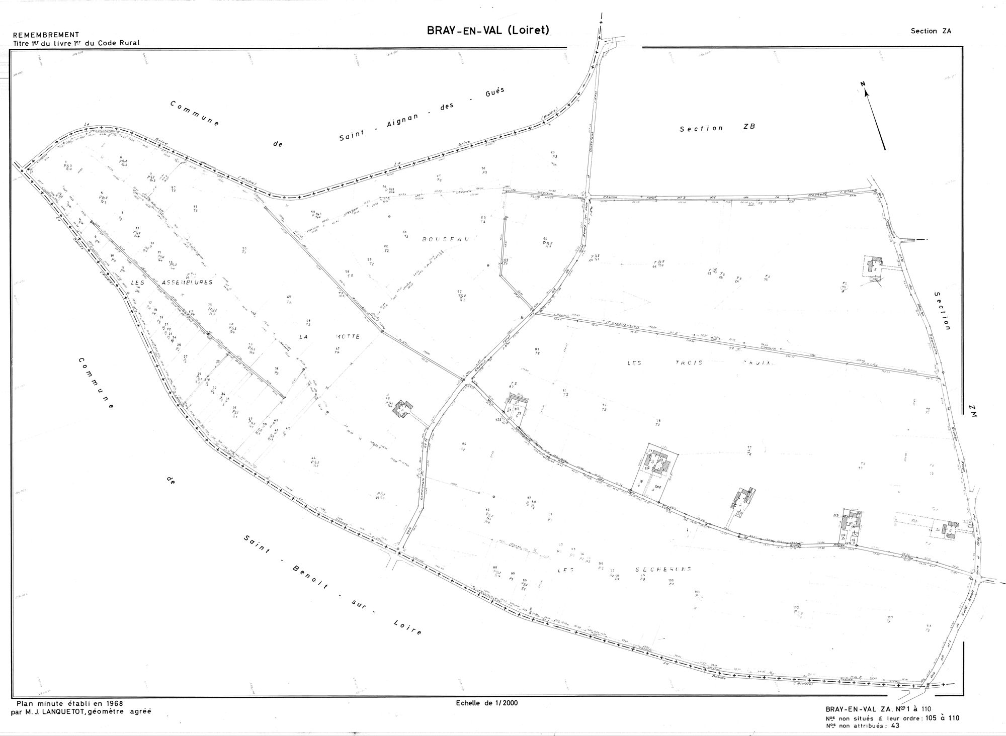 Bray-en-Val - Sections