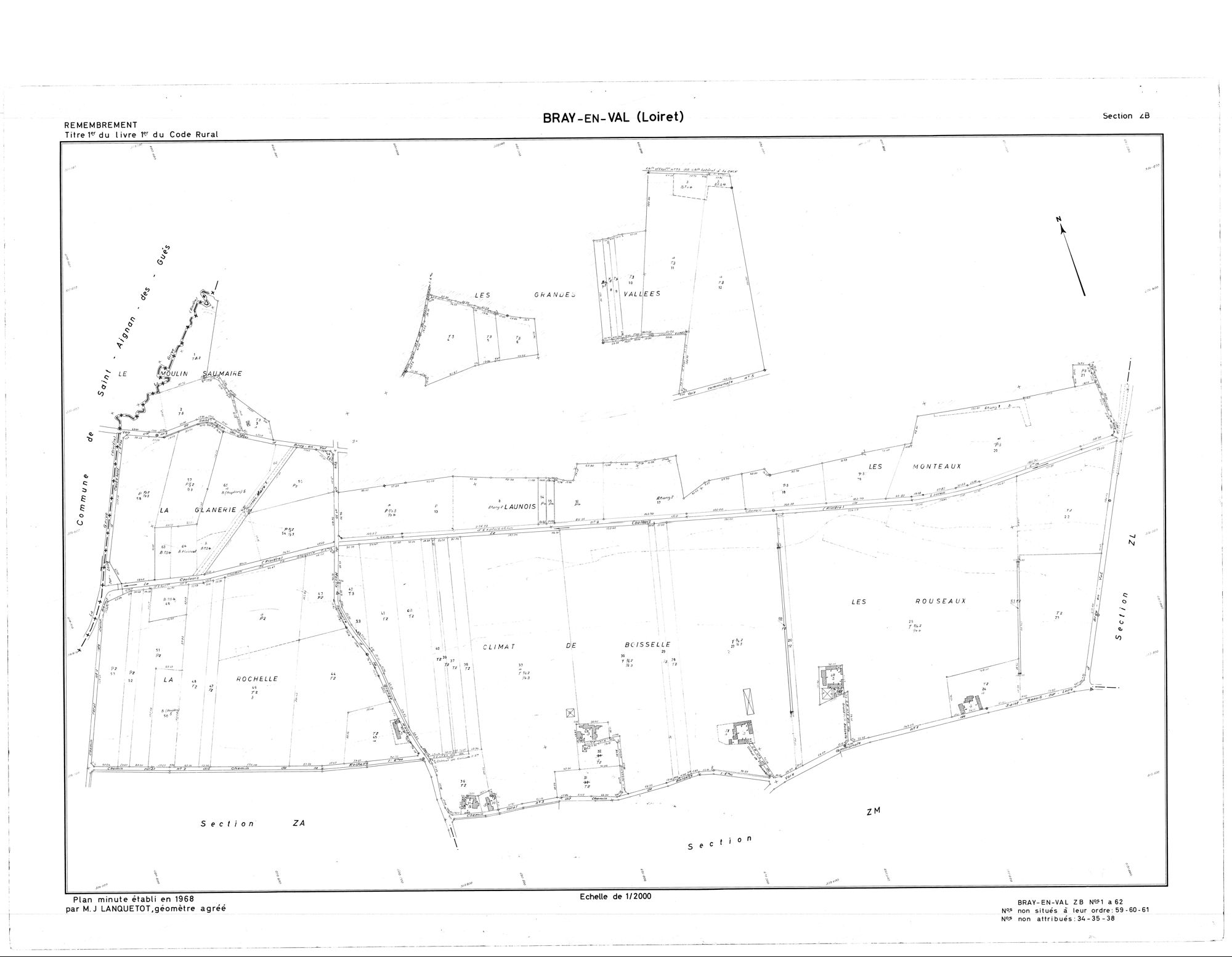 Bray-en-Val - Sections