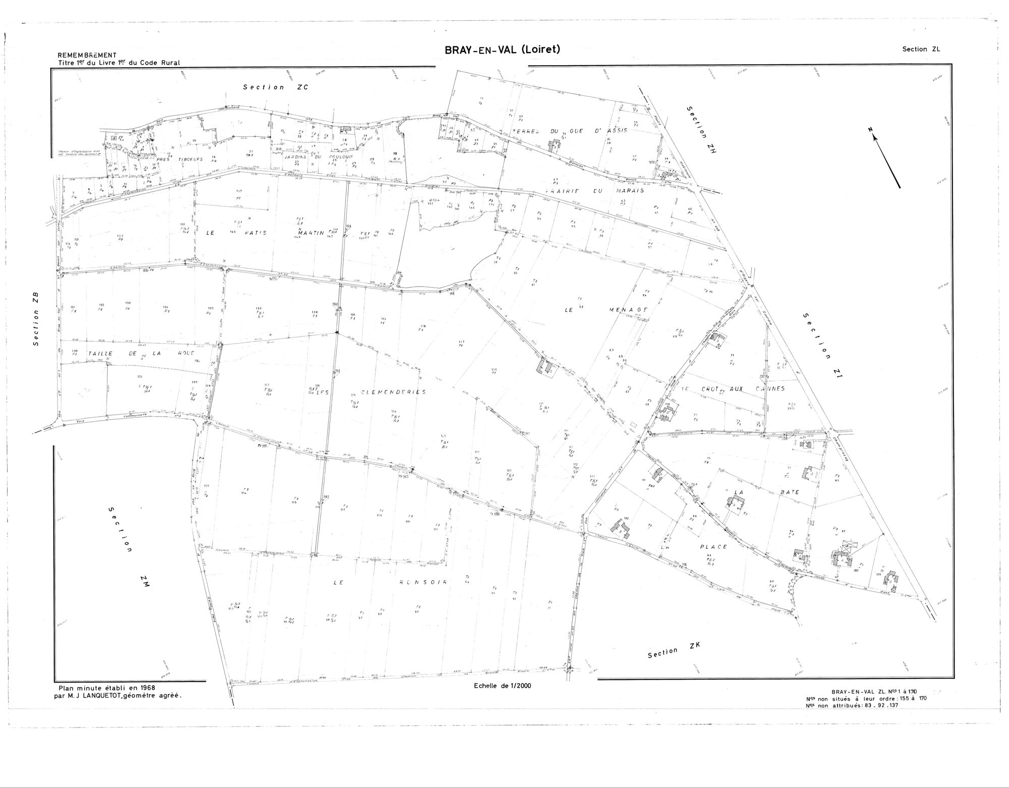 Bray-en-Val - Sections
