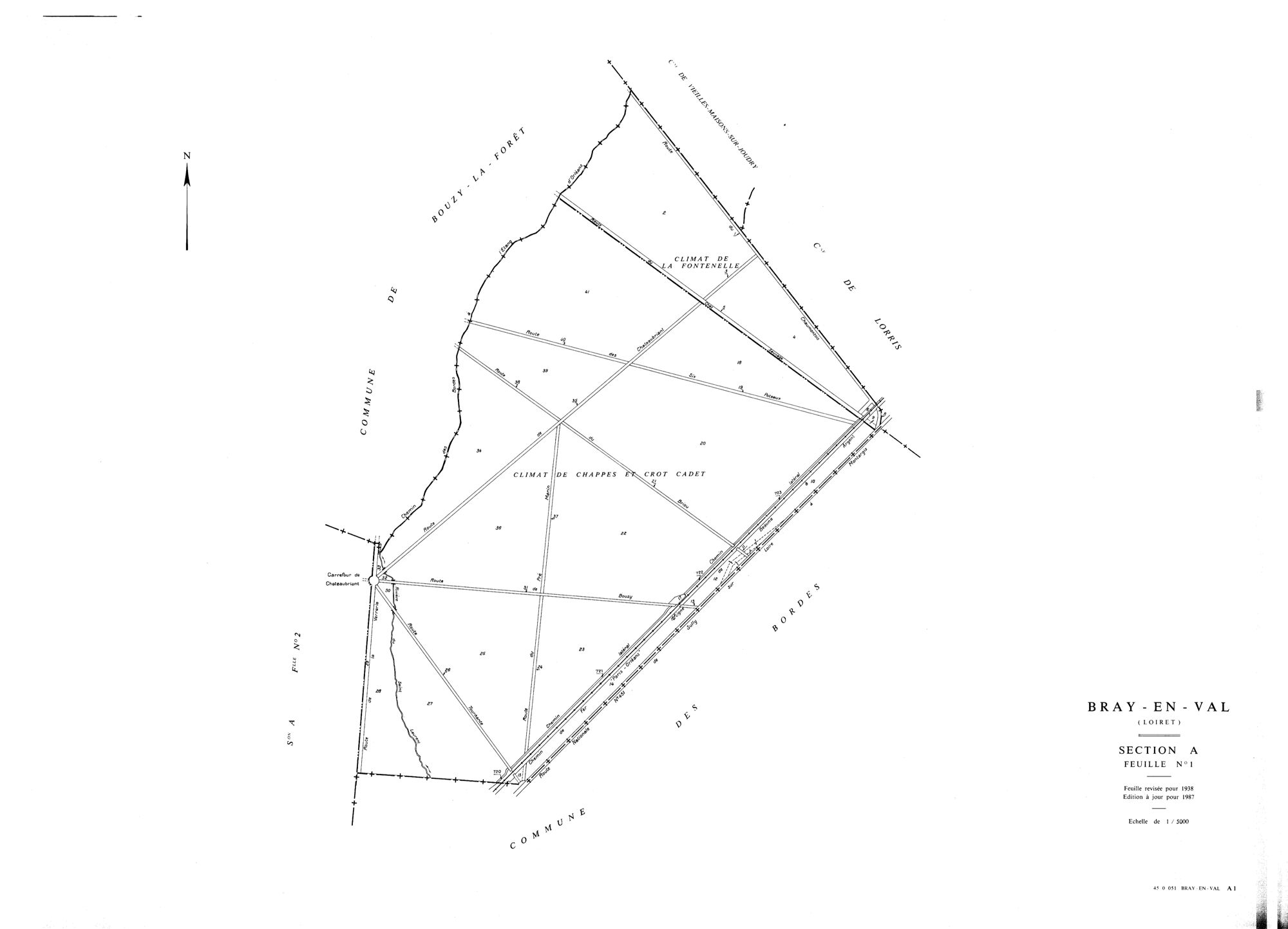 Bray-en-Val - Sections