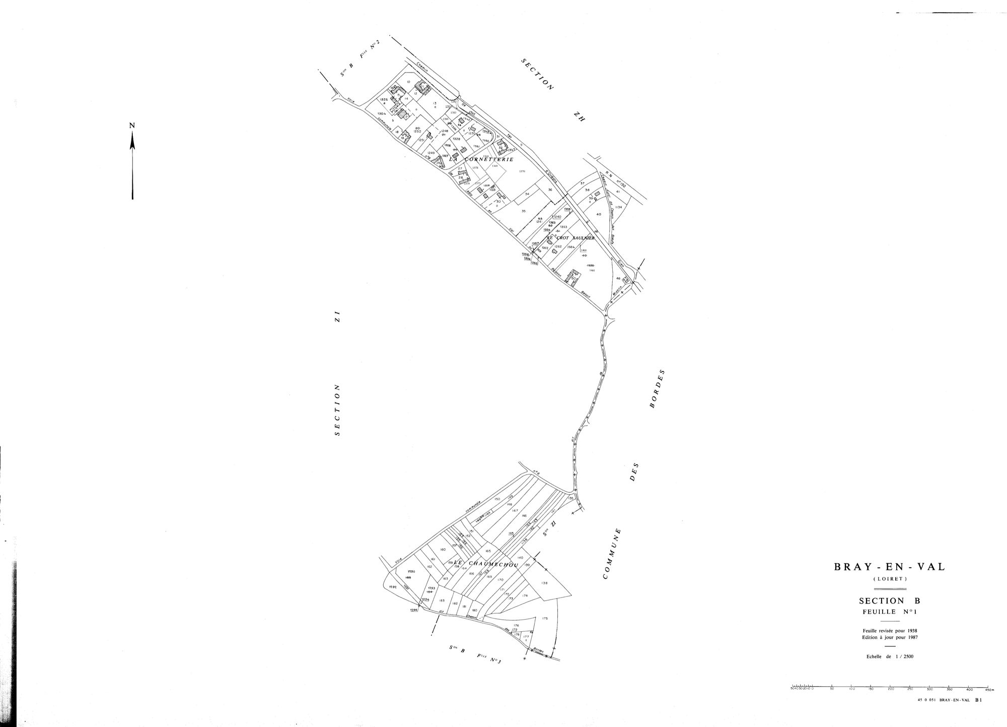 Bray-en-Val - Sections