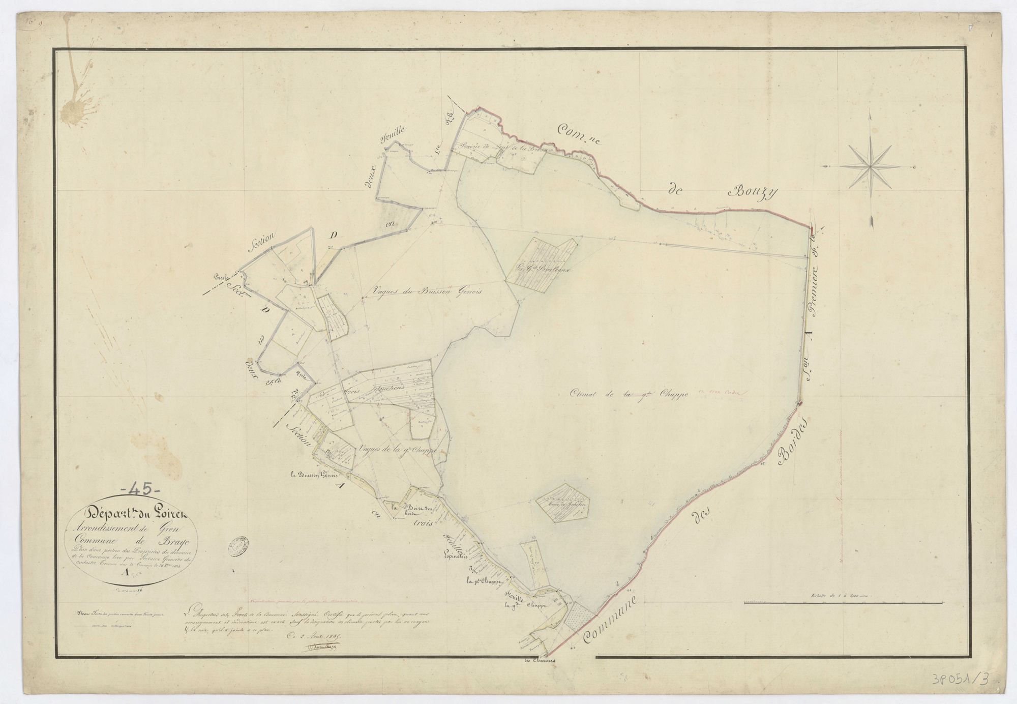 Bray-en-Val - Sections