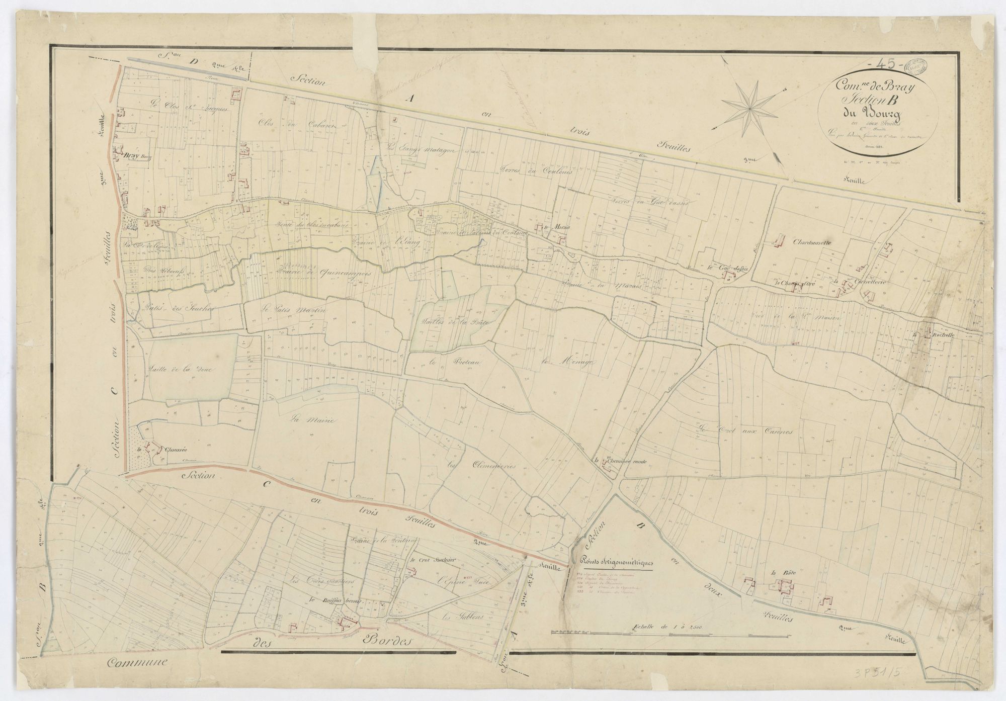 Bray-en-Val - Sections