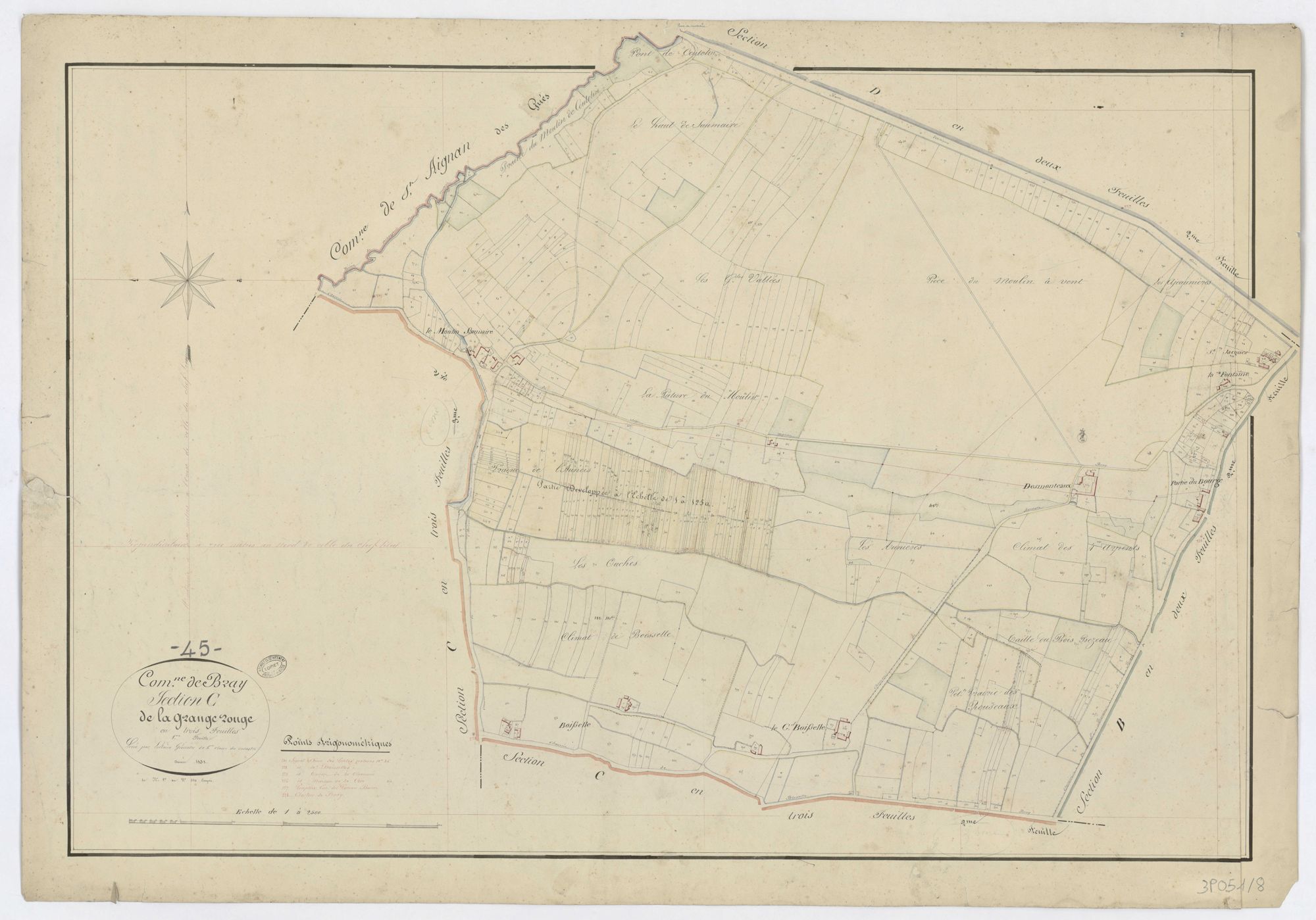 Bray-en-Val - Sections