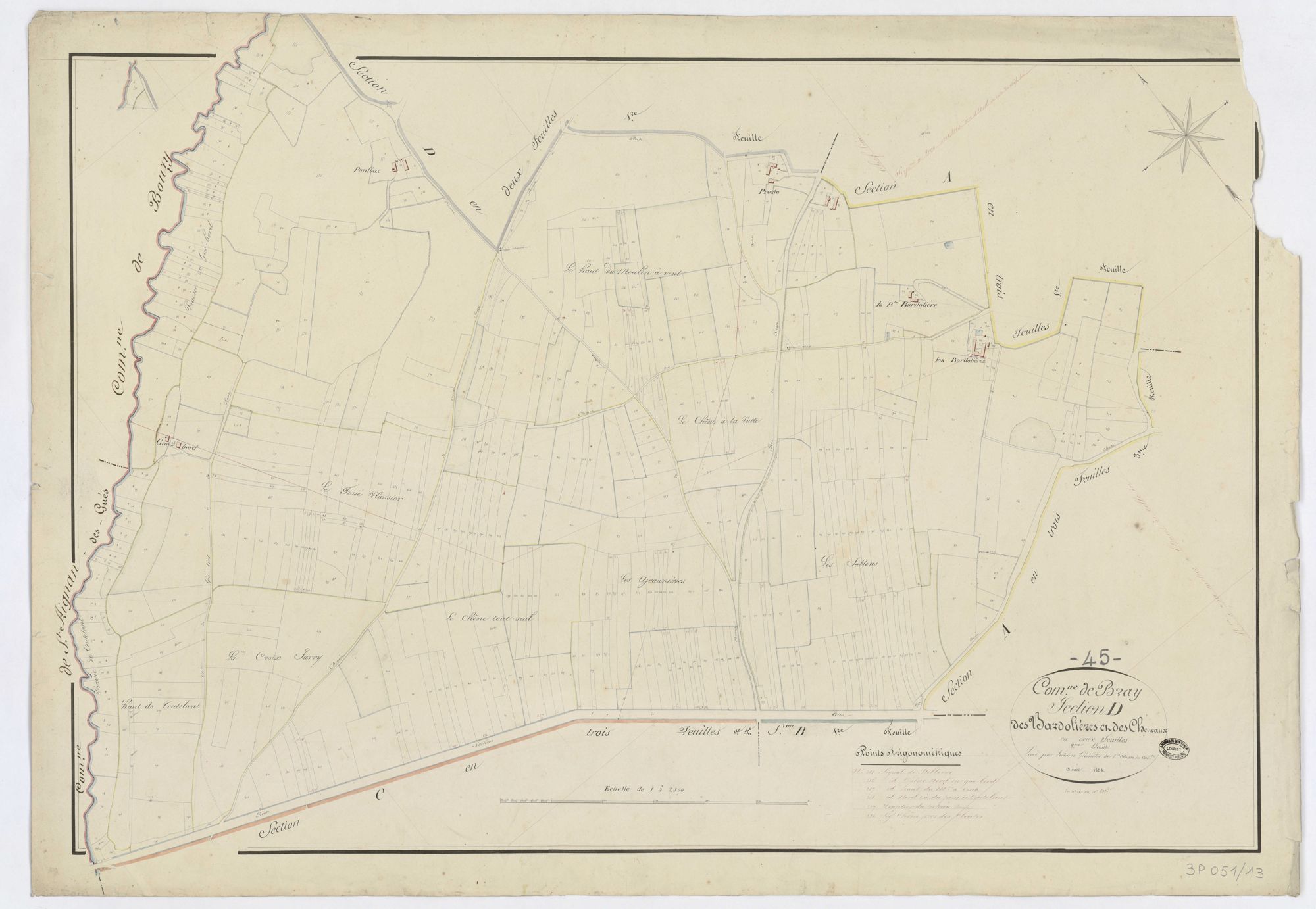Bray-en-Val - Sections