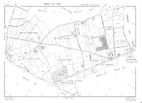 Bray-en-Val - Sections