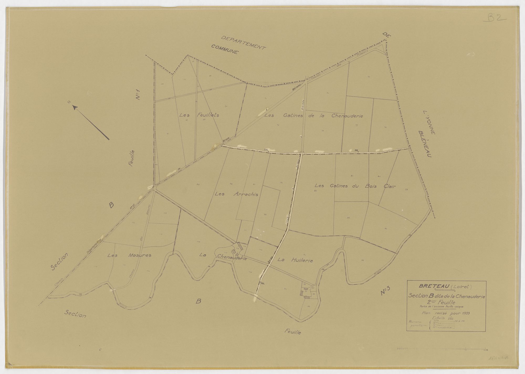 Breteau - Sections