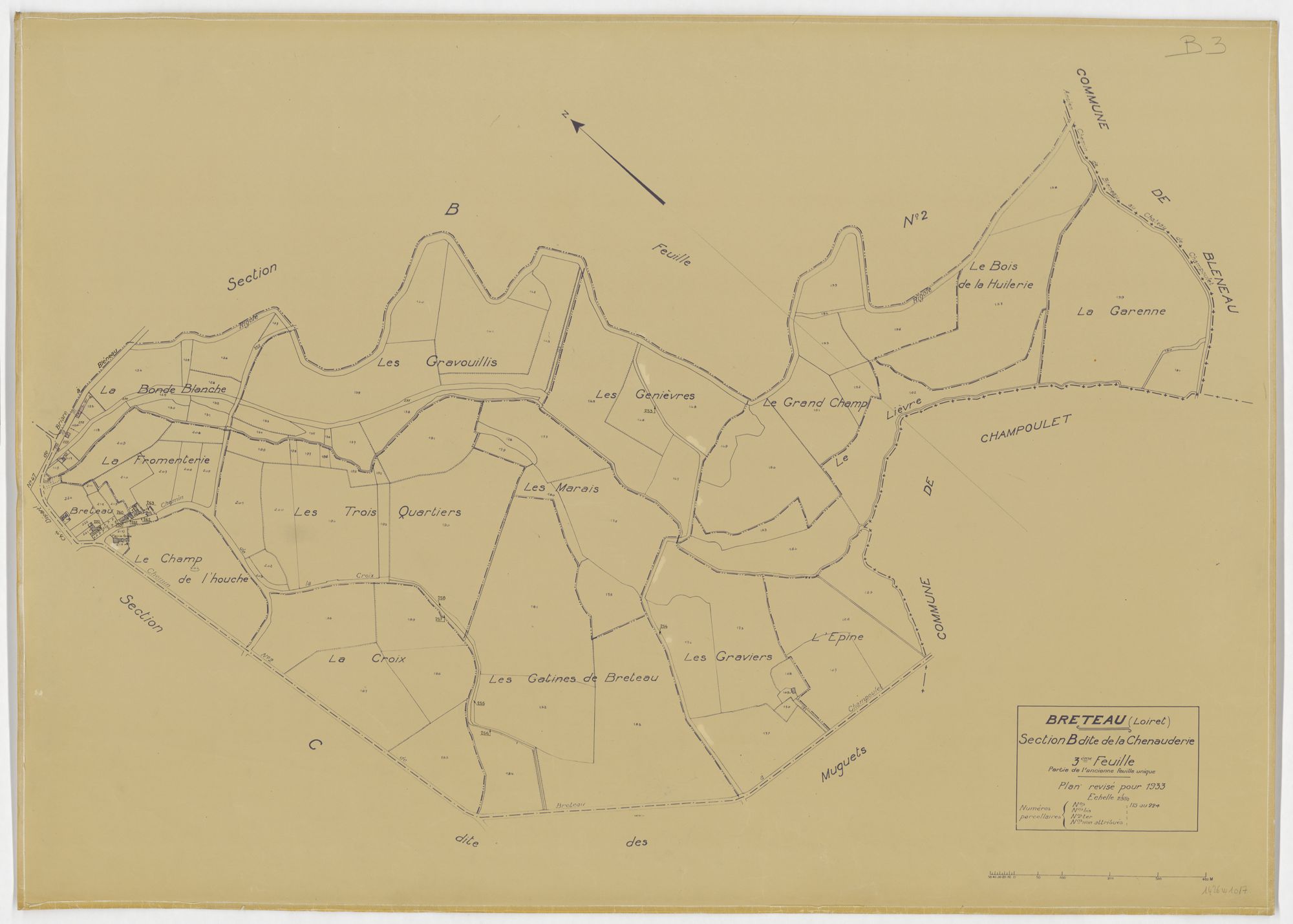 Breteau - Sections