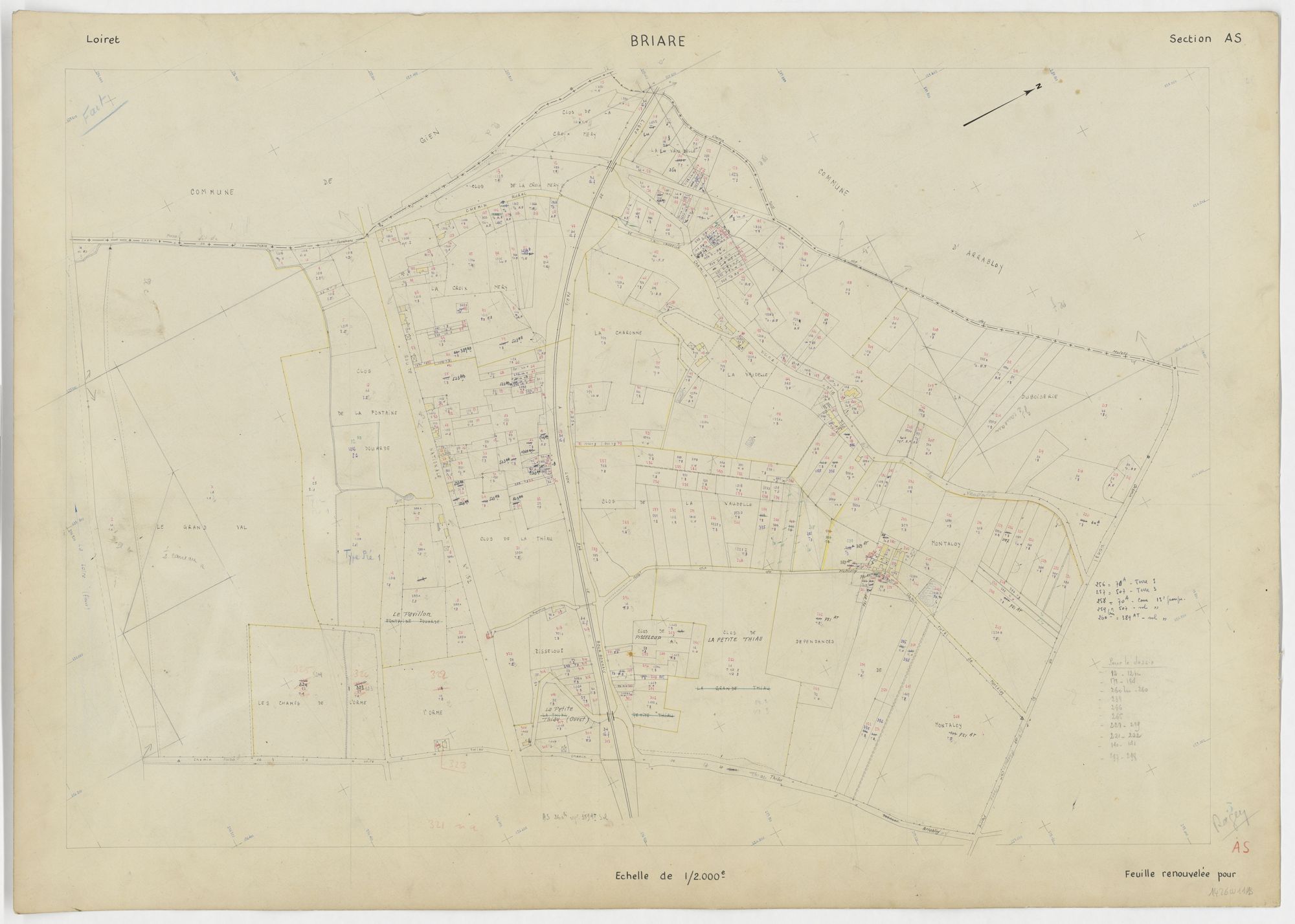 Briare - Sections