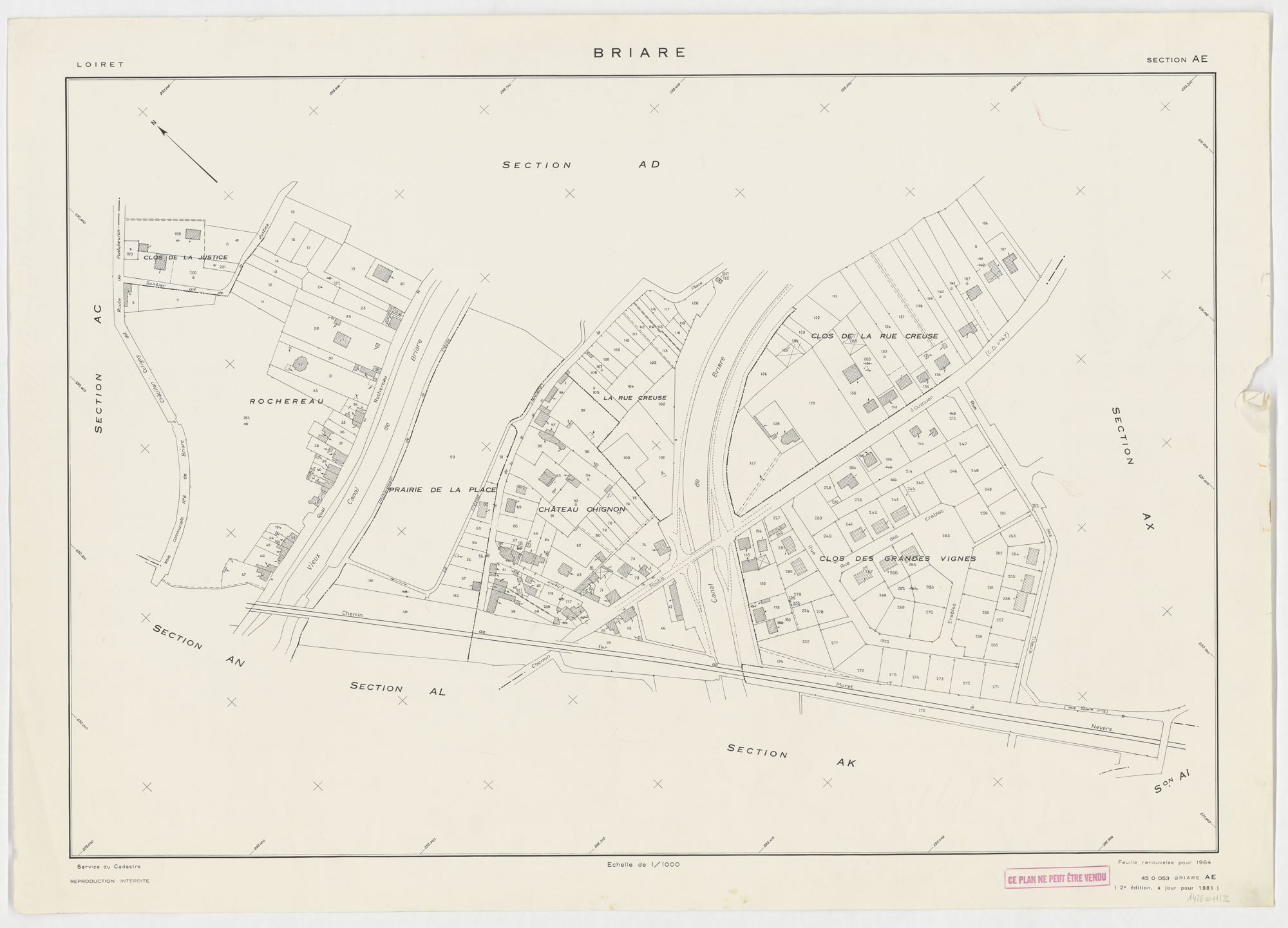 Briare - Sections