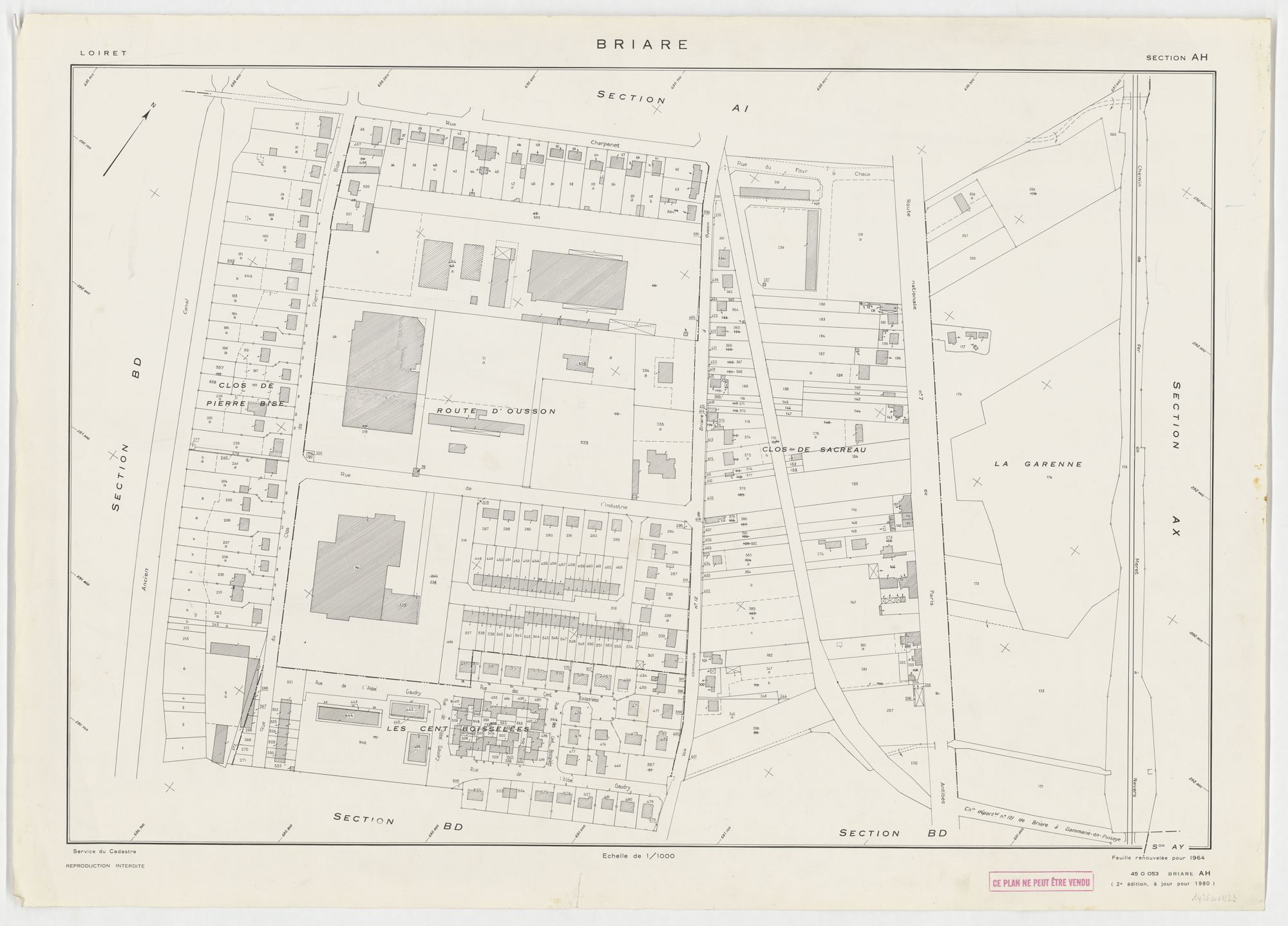 Briare - Sections