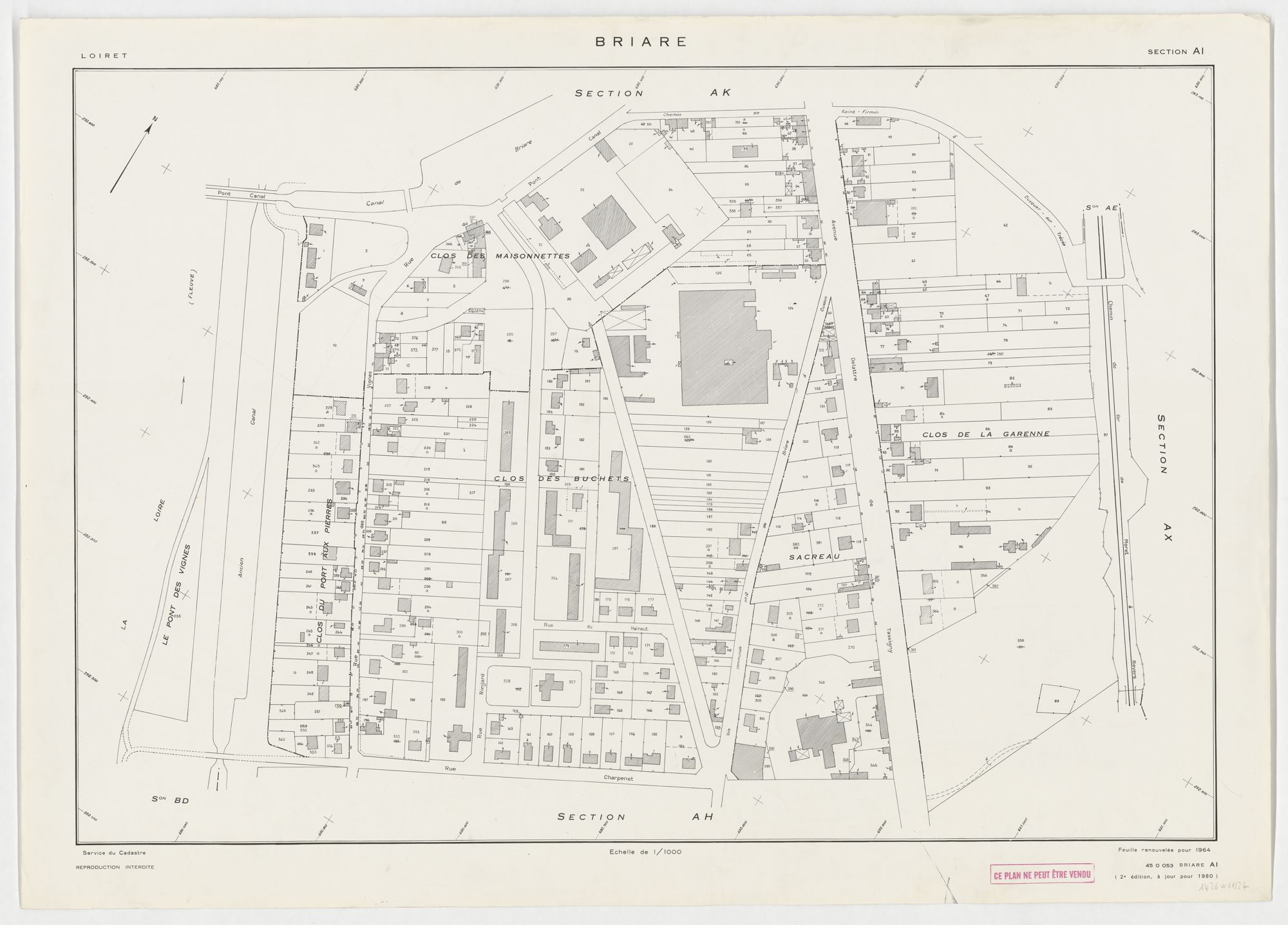 Briare - Sections