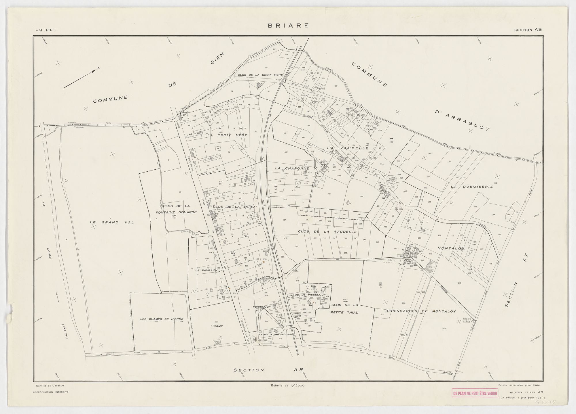 Briare - Sections