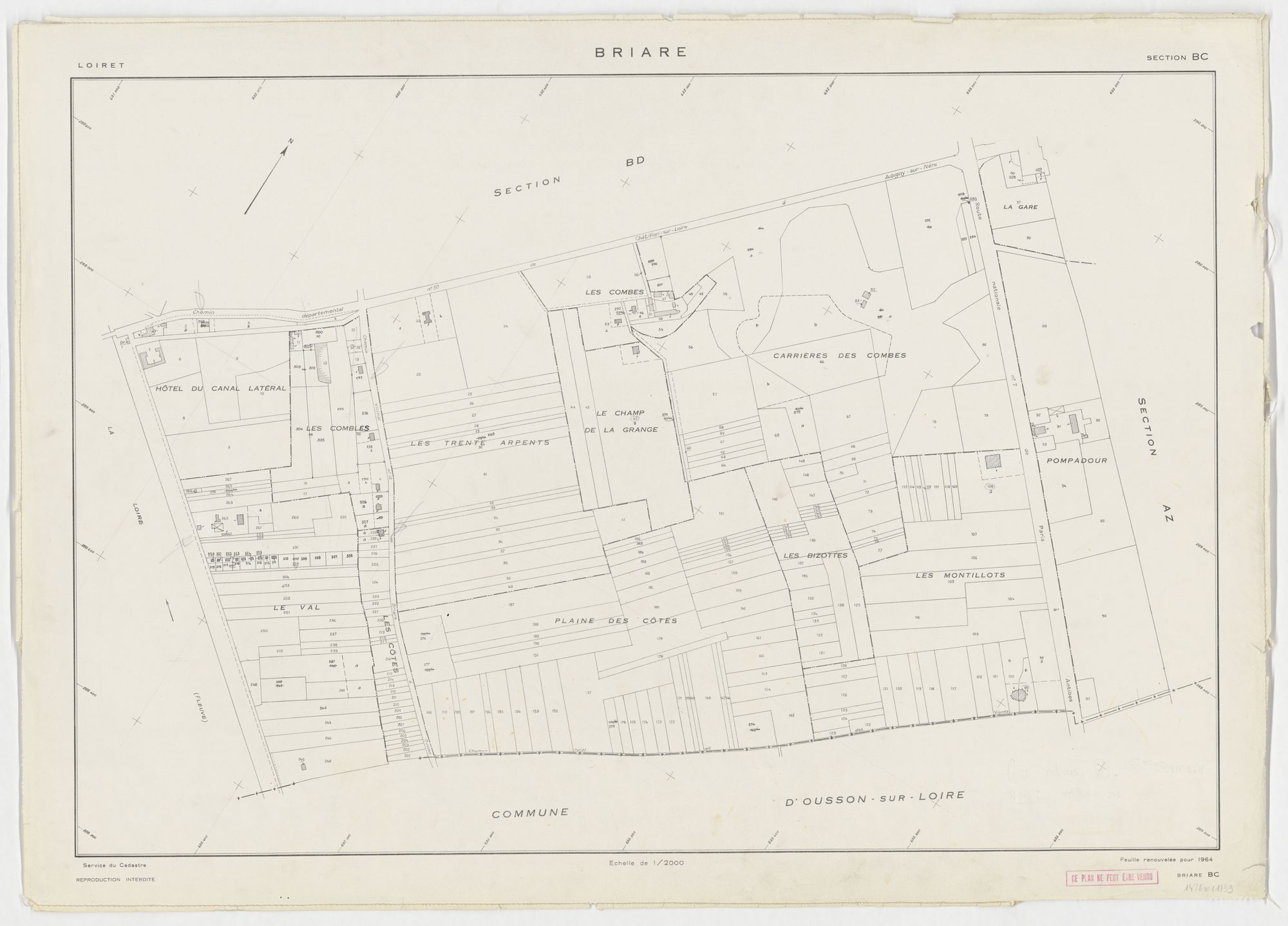 Briare - Sections