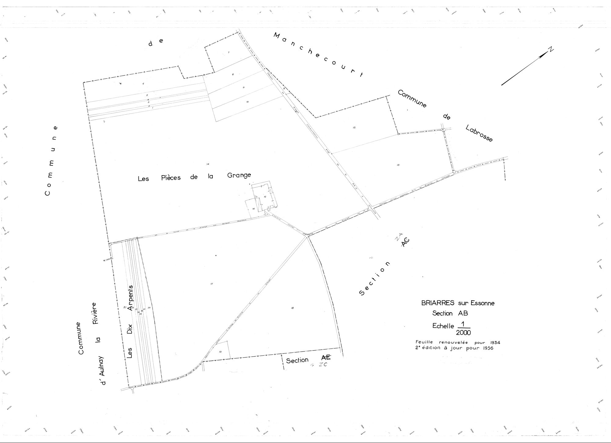 Briarres-sur-Essonne - Sections