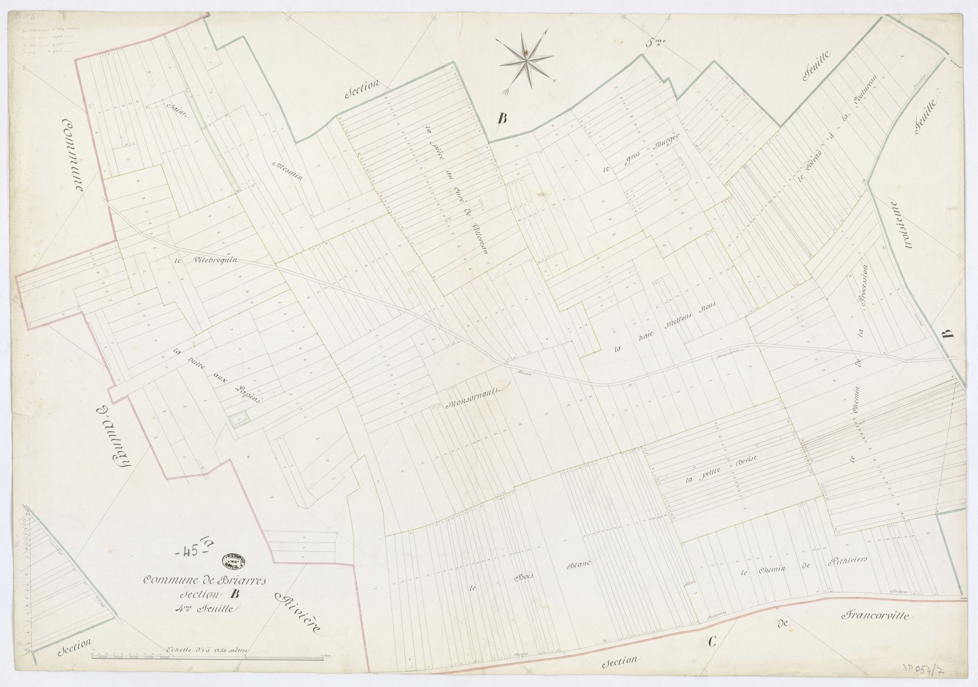 Briarres-sur-Essonne - Sections