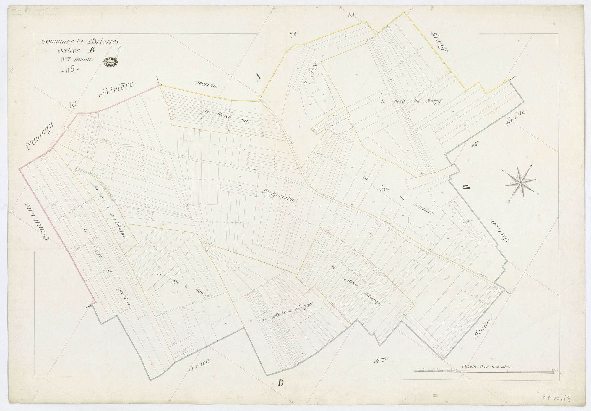 Briarres-sur-Essonne - Sections