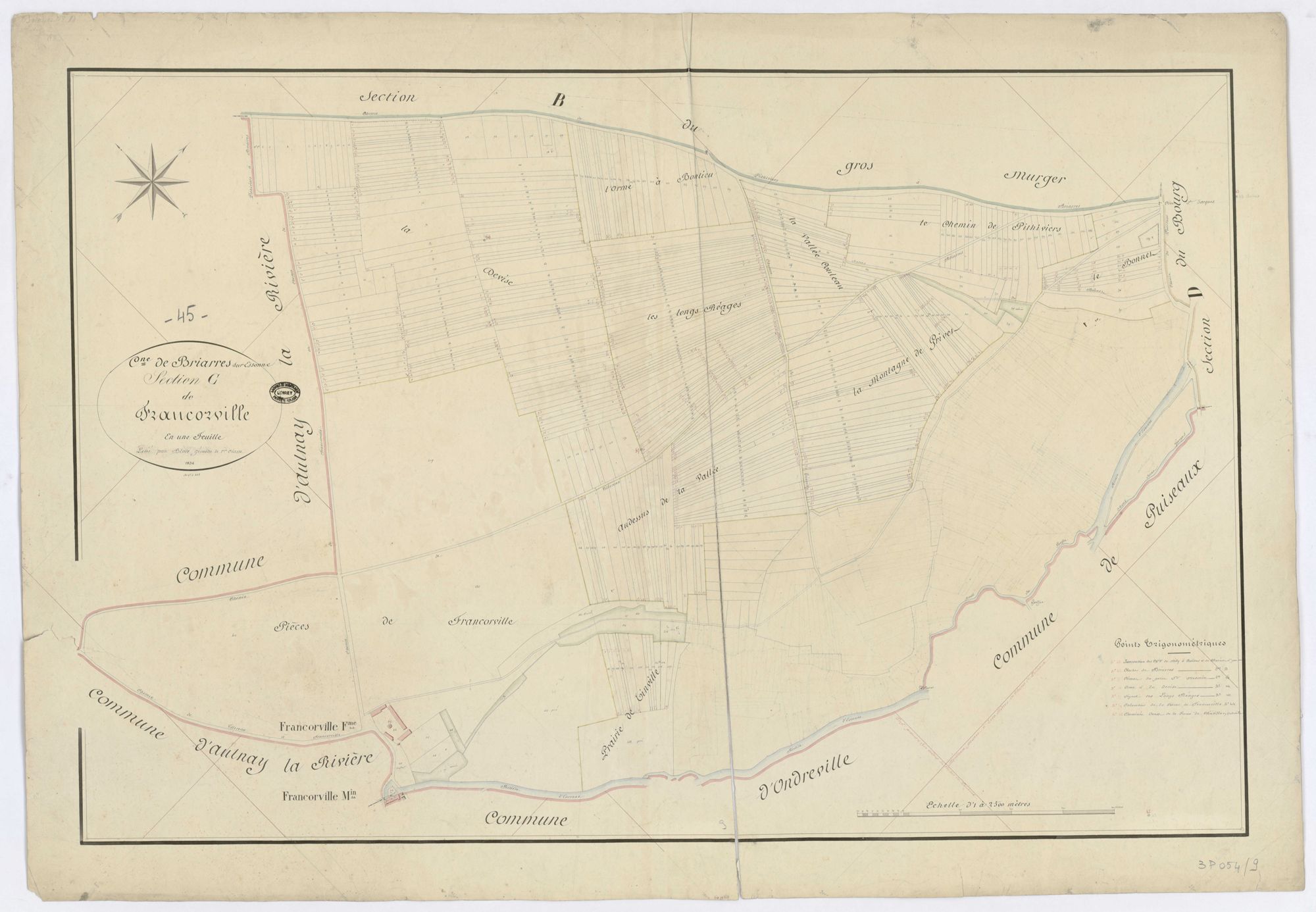 Briarres-sur-Essonne - Sections