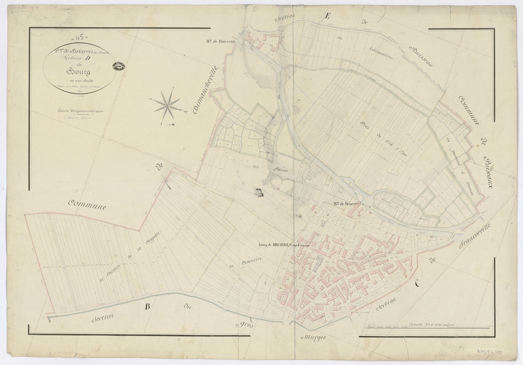 Briarres-sur-Essonne - Sections