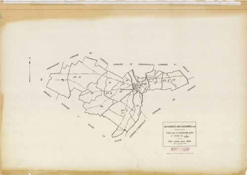 Briarres-sur-Essonne - Tableau d'assemblage