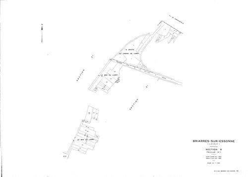 Briarres-sur-Essonne - Sections