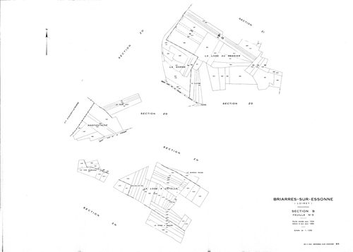 Briarres-sur-Essonne - Sections