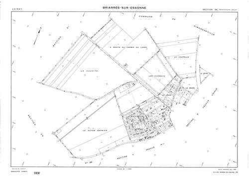 Briarres-sur-Essonne - Sections
