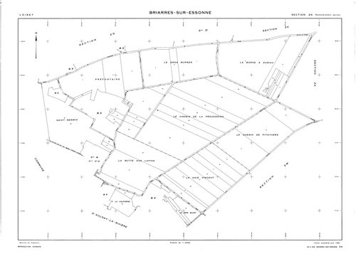 Briarres-sur-Essonne - Sections
