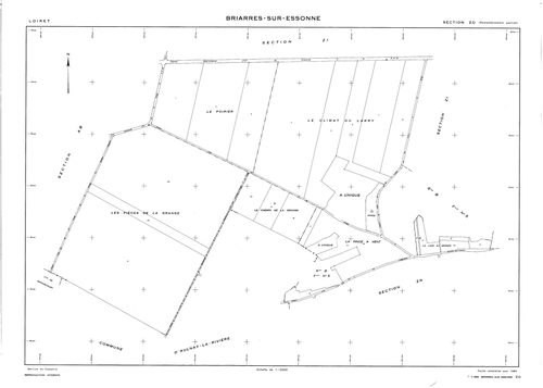 Briarres-sur-Essonne - Sections