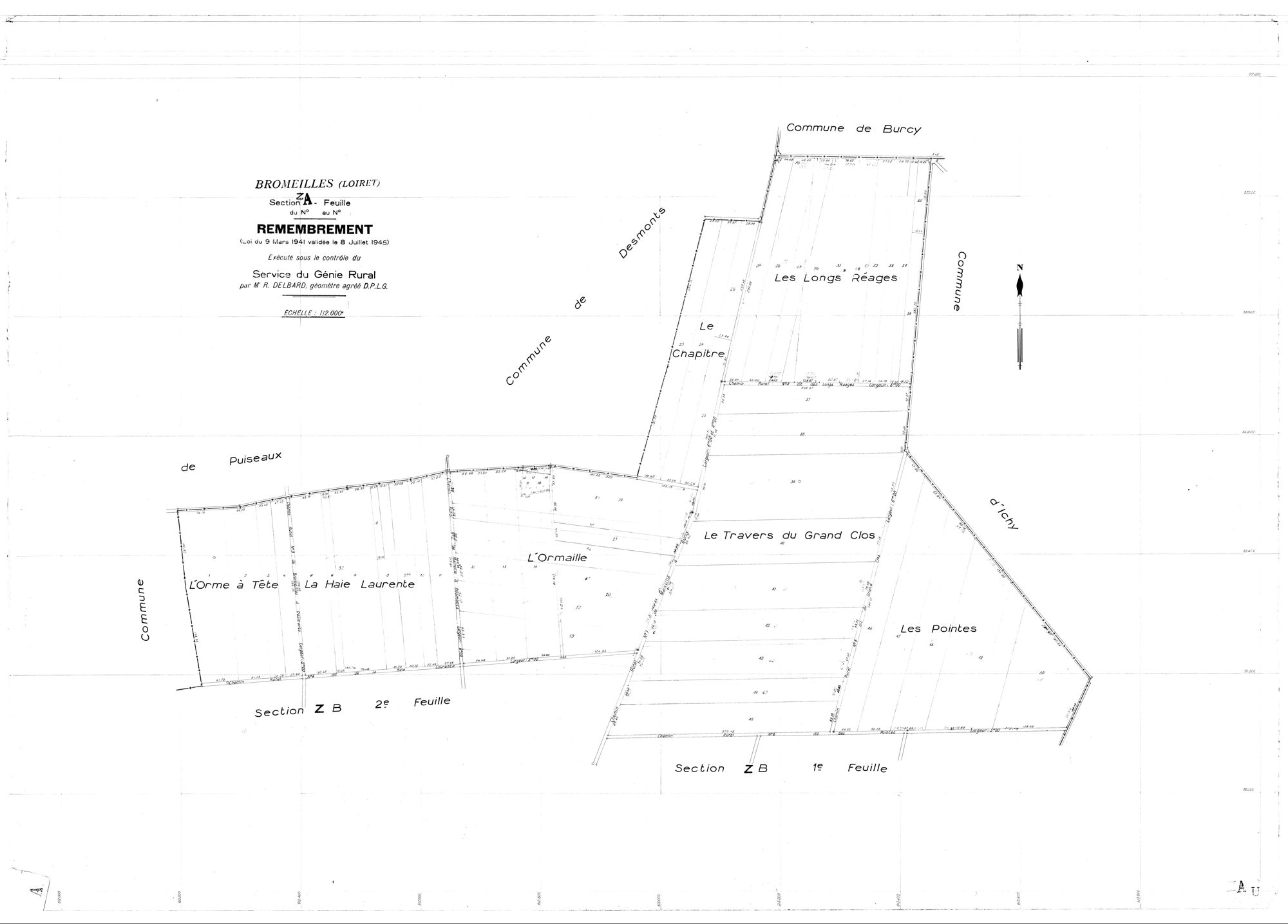 Bromeilles - Sections