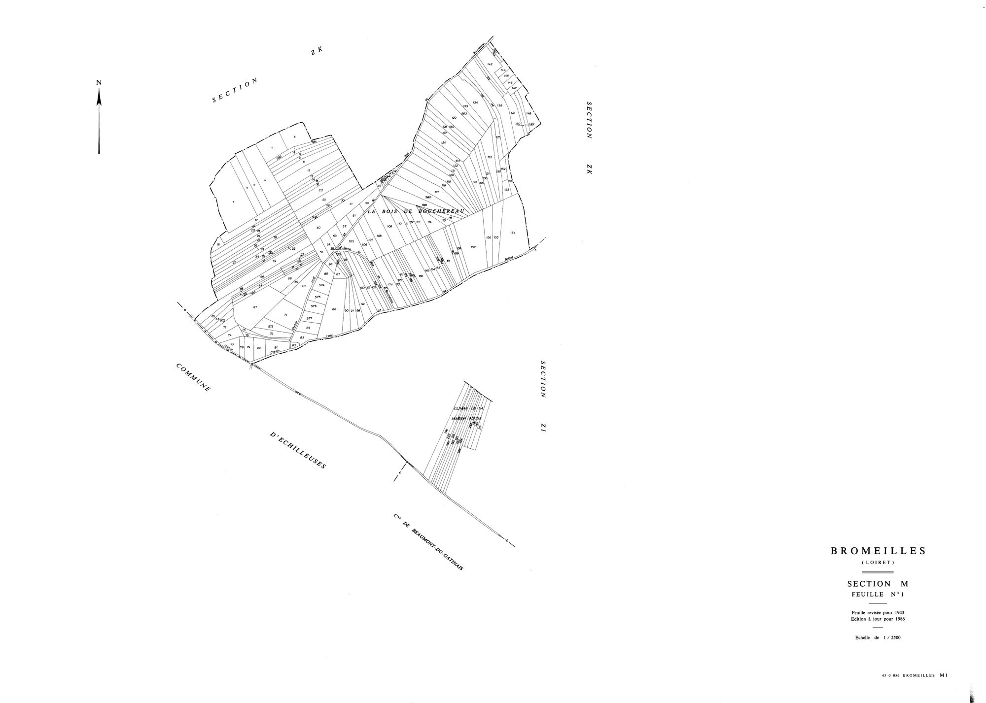 Bromeilles - Sections