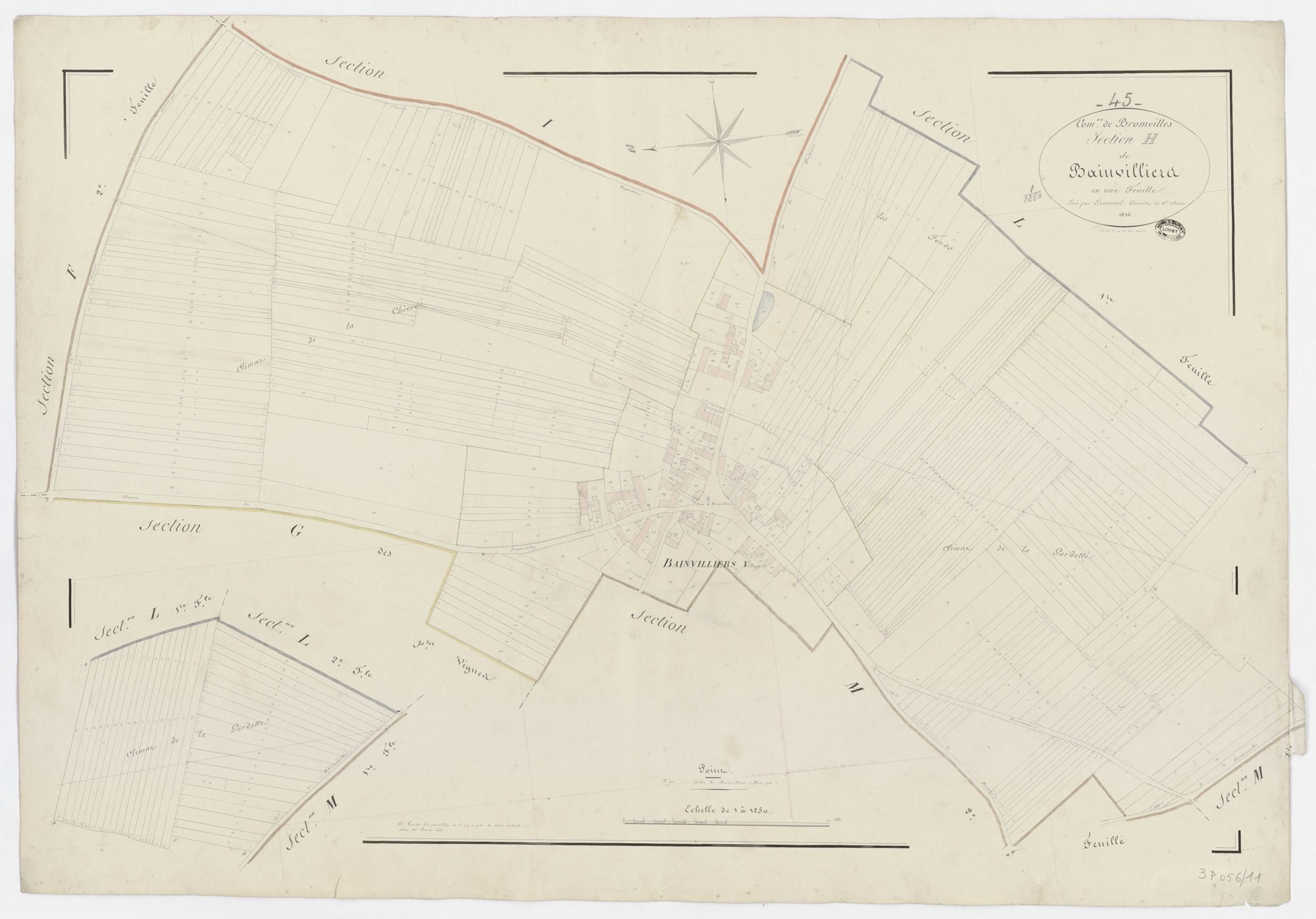 Bromeilles - Sections